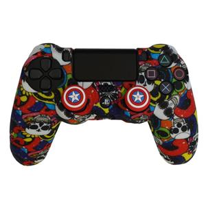 محافظ دسته بازی پلی استیشن 4 مدل starred skeleton به همراه روکش آنالوگ