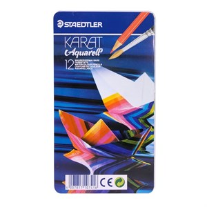 مداد آبرنگی 12 رنگ استدلر مدل KARAT کد 124