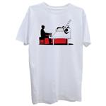 تی شرت آستین کوتاه مردانه طرح پیانو کد T137