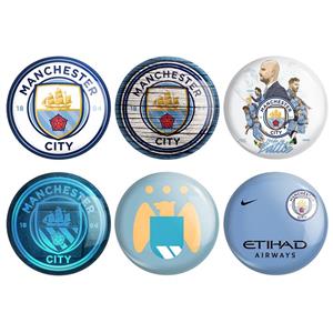 پیکسل خندالو طرح باشگاه منچستر سیتی کد 530 مجموعه 6 عددی