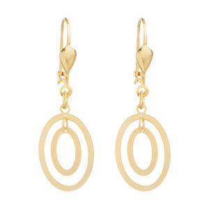 گوشواره طلا 18 عیار زنانه مایا ماهک مدل ME0818 Maya Mahak ME0818 Gold Earring For Women