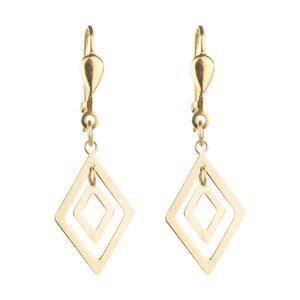 گوشواره طلا 18 عیار زنانه مایا ماهک مدل ME0820 Maya Mahak ME0820 Gold Earring For Women