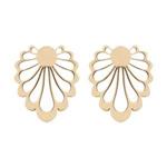 Maya Mahak ME0827 Gold Earrings For Women