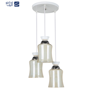 چراغ آویز چشمه نور مدل A1283/3H-WT