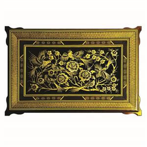 تابلو قلمزنی طرح گل و مرغ مدل 3060 