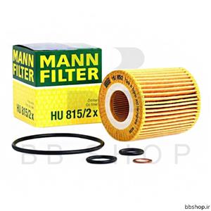 فیلتر روغن خودرو مان فیلتر مدل hu815/2 مناسب برای بی ام دبلیو موتور n46 