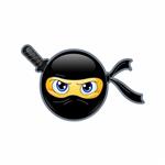 برچسب بدنه موتور سیکلت طرح ninja emoji کد 133