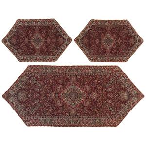 ست 3 تکه رومیزی ترمه کد TRSETE30