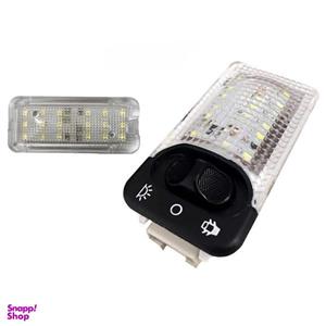 چراغ سقف و صندوق خودرو تک لایت مدل AM 5964 مناسب برای سمند مجموعه 2 عددی