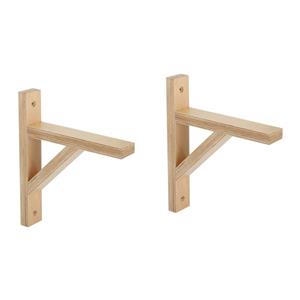 پایه قفسه دیواری دلفین مدل poly-18 بسته 2 عددی