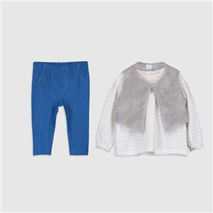 ست 3 تکه لباس دخترانه ال سی وایکیکی کد 9WG821Z1