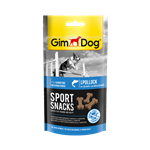 اسنک تشویقی استخوانی سگ جیم داگ با طعم ذغال ماهی GimDog Sport Snack Pollock وزن 60 گرم