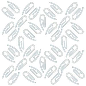 گیره پرده باربد مدل BB03 بسته 40 عددی