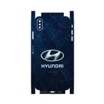 برچسب پوششی ماهوت مدل Hyundai-Logo-FullSkin مناسب برای گوشی موبایل اپل iPhone Xs Max