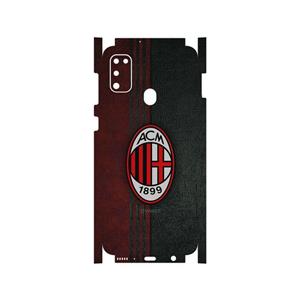 برچسب پوششی ماهوت مدل AC-Milan-FC-FullSkin مناسب برای گوشی موبایل سامسونگ Galaxy M30s MAHOOT  AC-Milan-FC-FullSkin Cover Sticker for Samsung Galaxy M30s