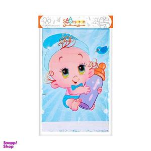 سفره یک بار مصرف سورساتان مدل نوزاد پسر سایز120×180سانتیمتر