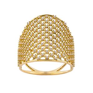 انگشتر طلا 18 عیار زنانه جواهری سون مدل 2721 Seven Jewelry 2721 18k Gold Ring For Women