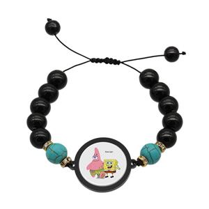 دستبند زنانه ناکسیگو طرح باب اسفنجی کد BR3990