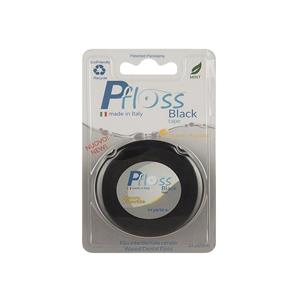 نخ دندان پی فلوس مدل Black Tape Clorexidina Pfloss Dent Floss 