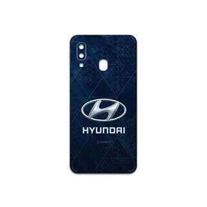 برچسب پوششی ماهوت مدل Hyundai مناسب برای گوشی موبایل سامسونگ Galaxy A40 MAHOOT  Hyundai Cover Sticker for Samsung Galaxy A40