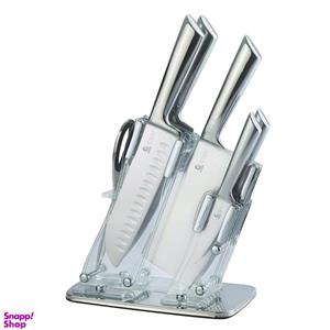 سرویس چاقو آشپزخانه 8 پارچه جی فی نی کد N.G.M.08