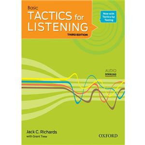 کتاب Basic Tactics For Listening اثر Jack C.Richards and Grant Trew انتشارات هدف نوین
