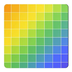 مگنت طرح مربع های رنگی کد NIM861