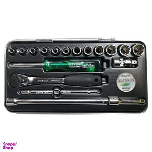 مجموعه 18 عددی آچار و سری بکس هیکو کد 273510M