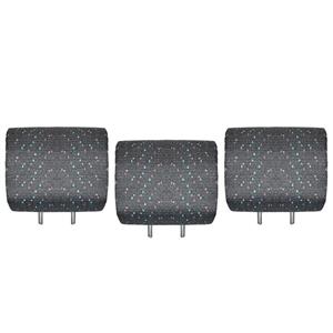 پشت سری صندلی عقب خودرو مدل SP-65 کد 02 مناسب برای پژو 206 بسته 3 عددی