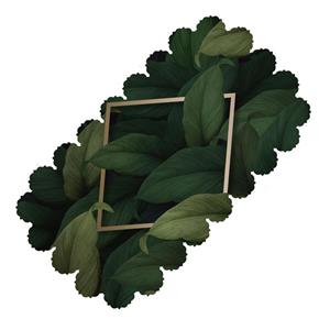 رومیزی طرح برگ کد 8300R