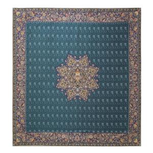 رومیزی ترمه عدل کشمیر طرح گل فرنگ g2
