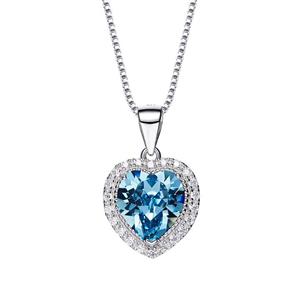 گردنبند نقره زنانه کوبیک مدل QP-3810-B QP-3810-B Silver Necklaces For Women