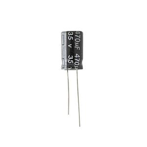  خازن الکترولیت 470 میکرو فاراد کد 35v بسته 10 عددی