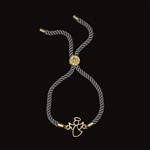 دستبند طلا 18 عیار زنانه آمانژ مدل فرشته کد D9608