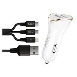 شارژر فندکی ارلدام مدل ES-120 به همراه کابل تبدیل