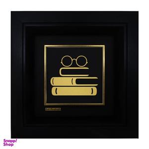 تابلو طلا کوب زرکات طرح استاد و معلم مدل F180