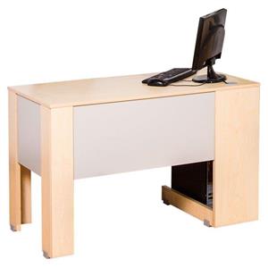 میز اداری ایستا مدل IC400 گردویی روشن Ista IC400 Light Walnut Office Desk