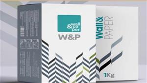 چسب کاغذ دیواری مدل W&P وزن 1 کیلوگرم