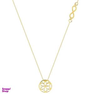 گردنبند طلا 18 عیار زنانه مدل بینهایت 