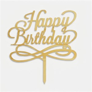 تاپر کیک تولد مدل Happy Birthday کد 01