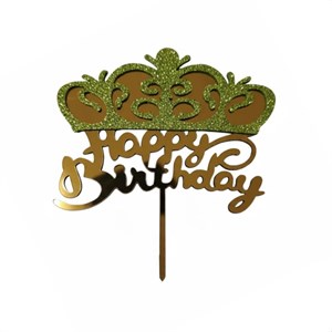تاپر کیک تولد مدل Happy Birthday کد 01