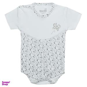 بادی آستین کوتاه نوزادی بی بی وان مدل پروانه کد 3