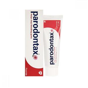 خمیر دندان پارودونتکس مدل Fluoride حجم 75 میلی لیتر Parodontax Helps Stop Bleeding Gums Fluoride Toothpaste 75ml