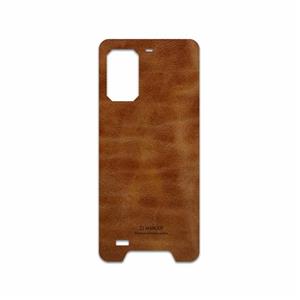 برچسب پوششی ماهوت مدل Buffalo Leather مناسب برای گوشی موبایل یولفون Armor 7 MAHOOT Cover Sticker for Ulefone 