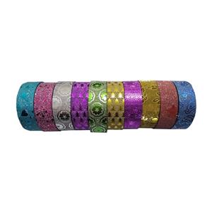 چسب نواری کد 08 عرض 1.5 سانتی متر مجموعه 10 عددی
