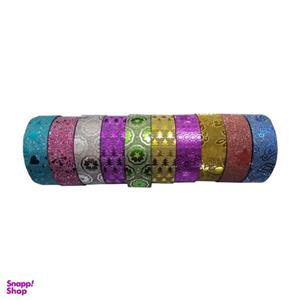 چسب نواری کد 08 عرض 1.5 سانتی متر مجموعه 10 عددی