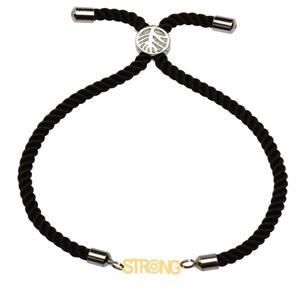 دستبند طلا 18 عیار زنانه کرابو طرح strong مدل kr100395 