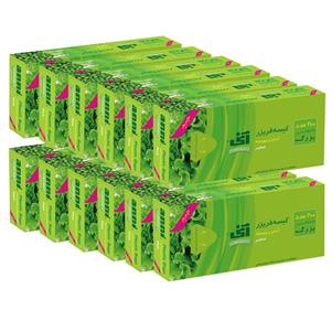 کیسه فریزر آنی مدل ۰۲۱۱ آسان و پیوسته دوازده بسته ۲۰۰ عددی