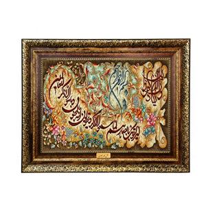 تابلو فرش ماشینی نقش نگار رضوی طرح وان یکاد کد 2003KH