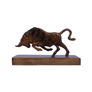 مجسمه چوبی طرح گاو مدل SR 451